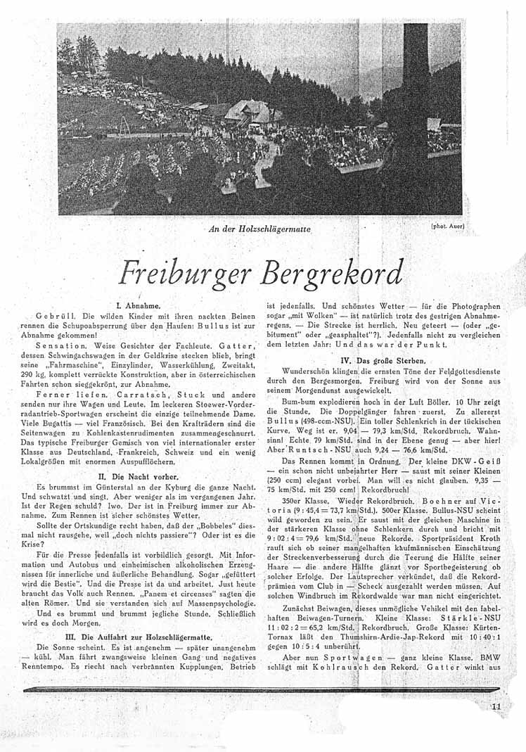 Freiburger Bergrekord